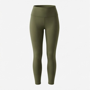 Leggings décontractés tricotés taille haute confortables pour femmes, avec logo personnalisé, respirants, pour le yoga, faible MOQ, polyester, OEM/ODM – Grande Vente - Product Image 1