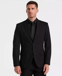 Veste de tailleur coupe ajustée à manches longues Dobby Louis pour homme | Perry Ellis - Product Image 1