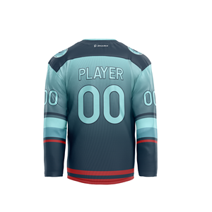 Camiseta de Hockey Retro 2026 con Estampado 3D, Clásica y Auténtica, Uniforme de Hockey sobre Hielo de Manga Larga para Hombre, Niña y Niño - Product Image 3