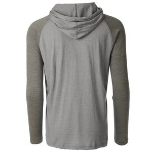 Vente en gros de pulls à capuche en molleton thermique 100% coton pour hommes sweats unis conçus sur mesure motif d'impression d'hiver logo personnalisé - Product Image 2