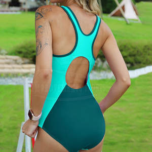 Traje de baño de color sólido de venta directa de fábrica traje de baño de mujer hecho a medida para tamaño adulto - Product Image 5