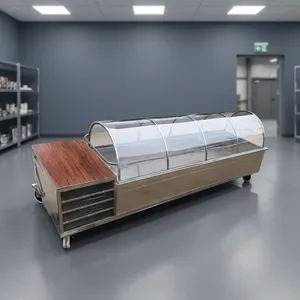 Chambre froide mortuaire en acier inoxydable, armoire de stockage frigorifique robuste pour salons funéraires - Product Image 5