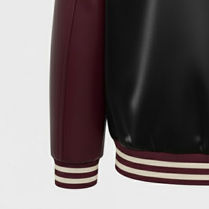 Chaqueta Varsity Transpirable de Marca Privada para Hombre, para Uso en Exteriores, Cómoda de Usar, Chaqueta Varsity de Satén para Hombre de Invierno al Mejor Precio - Product Image 6