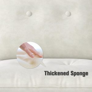 Canapé modulaire 6 places PPL avec ottoman mobile, assise profonde et confortable, canapé nuage pour salon, appartement, bureau - Product Image 5