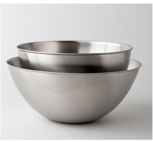 Bol en acier inoxydable de qualité supérieure avec une forme ronde moderne pour la maison, la cuisine, les restaurants, les hôtels et les services de traiteur - Product Image 1