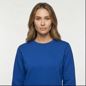 Heavyweight <b>Sweatshirt</b> French Terry <b>Vintage</b> Blank Acid Wash Distressed Oversize Crewneck Hoodies Fall Winter Women <b>Sweatshirt</b> - Product Image 1