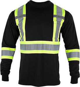 Camisetas de seguridad para hombre de manga corta y larga, precio mayorista, alta calidad de fabricación, lavables, las mejores camisetas de seguridad para hombre - Product Image 2
