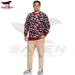 Sudadera Deportiva Personalizada al por Mayor para Hombre, Sudadera de Entrenamiento Atlético, Transpirable, de Felpa, con Cuello Redondo, para Gimnasio - Product Image 4
