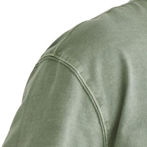 Mens <b>Olive</b> <b>Green</b> Washed Oversized <b>T</b> <b>Shirt</b> Custom Logo Streetwear Tee Wholesale Mens Vintage Wash <b>Green</b> <b>T</b> <b>Shirt</b> Relaxed Fit Ca - Product Image 5