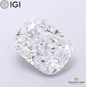 CVD Lab Grown Diamond <b>Cushion</b> Cut 1.50 Carat E Color VVS2 Clarity with IGI Certificate for <b>Personalized</b> Ring Design - Product Image 1