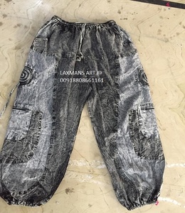 Sarouel patchwork en coton pyjama sarouel en coton pyjama patchwork en coton pyjama indien pyjama patchwork en coton népalais pantalon bohème - Product Image 4