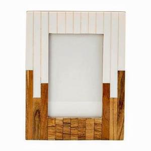 Best Selling Vintage Style Bone Inlay Photo <b>Frame</b> Handmade UV Printed for Waterproof for Tabletop or Wall <b>Mount</b> Display - Product Image 5