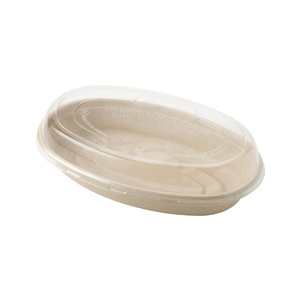 Bol à burrito jetable robuste avec couvercle pour restaurants et cafés, bol de 26 oz avec couvercle pour services de livraison de repas - Product Image 1