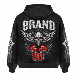 Custom Acid Wash Hoodie <b>Denim</b> Shorts Set Men Streetwear Summer Tracksuit Zipper Hoodie <b>Jogging</b> Set Manufacturer - Product Image 2