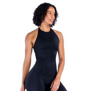 <b>Women</b> <b>Black</b> Sleeveless <b>Tank</b> <b>Top</b> Fitted Casual Slim Fit Fashion Activewear Basic Daily Wear Wholesale Apparel Clothing Custom - Product Image 6