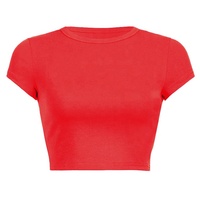Nouveau 2025 – T-shirt décontracté pour femme, col rond, coupe ajustée, respirant, anti-boulochage, haute qualité, demi-manches, patchwork, personnalisable avec logo, toutes saisons