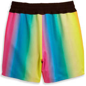 Shorts Deportivos para Mujer, Transpirables, de Secado Rápido, Ecológicos, con Degradado de Arcoíris, Cintura Elástica, para Gimnasio, Running, Ropa Deportiva de Verano - Product Image 2