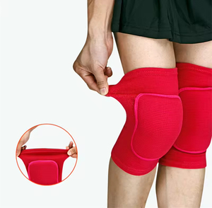 Genouillères de sport personnalisées bleues en éponge épaisse pour la danse et l'entraînement, anti-collision - Product Image 4