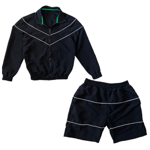 Conjunto de Pantalones Cortos y Chaqueta Cortavientos para Hombre, Transpirable, de Secado Rápido, Estilo Urbano, para Verano y Otoño, con Logotipo Personalizado - Product Image 4