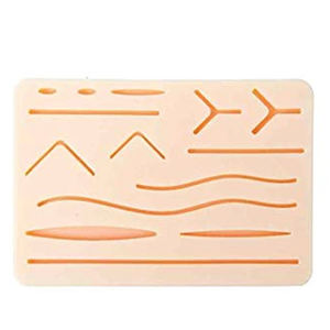 Almohadilla Grande de Silicona con 14 Heridas Precortadas para Práctica de Sutura, Kit para Estudiantes de Medicina, Instrumentos Quirúrgicos Ortopédicos, Hospitales ORL - Product Image 3