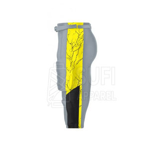 Uniforme de football américain respirant imprimé avec logo personnalisé, 100 % polyester, disponible en plusieurs tailles et couleurs, parfait pour - Product Image 6