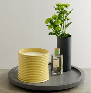 Vase à bougie en céramique côtelée haut de gamme, triple mèche, longue durée de combustion, finition texturée, durable, décoration de luxe pour la maison, choix de cadeau original - Product Image 4