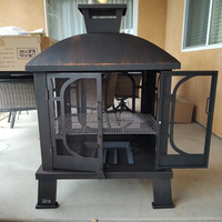Foyer à charbon de bois Offre Spéciale brûleur à bûches de bois cheminée extérieure en métal pour jardin de Camping Patio arrière-cour