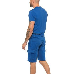 Wholesale Men Lightweight T Shirt Shorts <b>Set</b> Custom Logo Summer Casual <b>Twin</b> <b>Set</b> High Quality OEM - Product Image 2