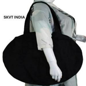 Sac fourre-tout en toile 100 % coton imprimé sur mesure, écologique, en tissu recyclé, avec poignée Flexiloop et bandoulière, promotionnel, OEM - Product Image 2