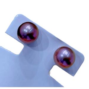 Pendientes de Perlas Mantou de Agua Dulce Qiangguang Zhuji 6A Genuinas de Alta Calidad, Diseño Simple de Uñas en Plata S925 para Mujer - Product Image 5