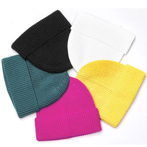 Bonnets d'hiver personnalisés unisexes, chauds, tricotés, extensibles, à revers, doux, confortables, pour l'extérieur, décontractés, mode, couvre-chef - Product Image 5