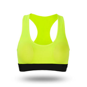 Soutiens-gorge de sport sans couture grande taille pour femmes, à faible impact, rembourrés, à bretelles croisées, courts, pour le yoga, l'entraînement et le fitness - Product Image 2