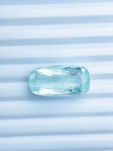 Aigue-marine naturelle taille émeraude 18,78 carats, couleur bleu ciel premium, clarté excellente, pierre précieuse certifiée IGI avec un bel éclat - Product Image 3