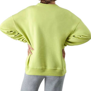 Pull-over en tricot pour femme, col rond, épais, chaud, 100% coton, écologique, tendance, en solde - Product Image 3