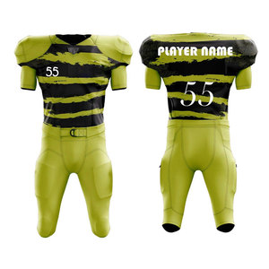 Jersey de Fútbol Americano Personalizable de Alta Calidad, Transpirable, 100% Poliéster, Antibacteriano, Logotipo Frontal, Secado Rápido, Mangas Cortas - Product Image 5