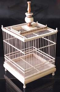 Jaula para Pájaros Decorativa de Metal Estilo Moderno Homesake, Jaula Clásica para Pájaros, Jaula Antigua para Pájaros - Product Image 3