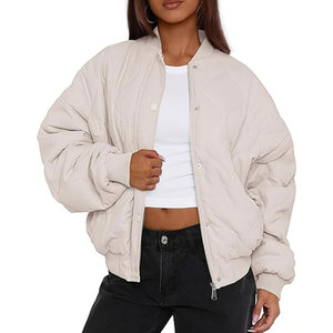 High Quality Breathable <b>Womens</b> Bomber <b>Jackets</b> Stylish Fall Fashion Outerwear Casual Wear <b>Flight</b> <b>Jackets</b> Sheep Skin - Product Image 1