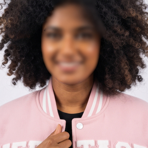 Women 100% Wool <b>Leather</b> Sleeve Varsity <b>Jackets</b> Button Down Embroidery Patches Varsity <b>Jacket</b> Ladies <b>Winter</b> Baseball Varsity Coat - Product Image 4