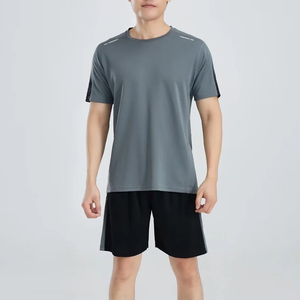 Ropa Deportiva, Pantalones Cortos para Correr, Conjunto Deportivo de 2 Piezas, Conjunto de Pantalones Cortos Deportivos para Gimnasio al Aire Libre para Hombre - Product Image 4