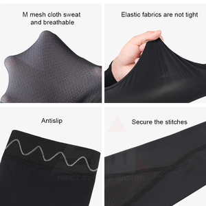 RIFAT SPORTS WEAR Mangas de Ciclismo Personalizadas Transpirables de Talla Grande, Ligeras, de Secado Rápido, Protección UV, 100% Poliéster, Unisex - Product Image 2