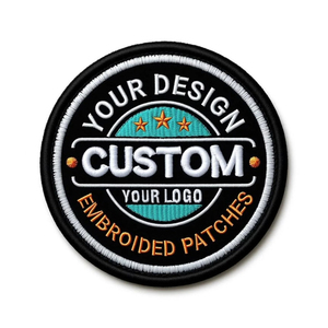 Parche de PVC Personalizado, Redondo, con Logotipo en Relieve 3D, para Coser en Regalos y Ropa, Último Estilo, Parche de Goma Hecho Profesionalmente - Product Image 1