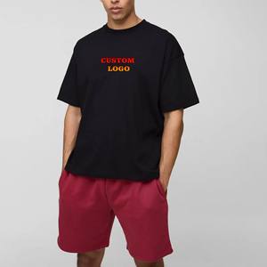 Conjuntos de Pantalones Cortos de Algodón para Hombre con Logotipo Personalizado, Lavado Ácido, Transpirables, de Secado Rápido, para Fitness y Running, Proveedor OEM ODM - Product Image 1