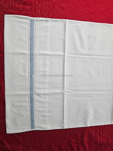 Luxurious High Quality European Style Hand-Embroidered Cotton White 50x50cm <b>Backrest</b> <b>Pillow</b> Collection Pillowcases VNAP PL05 - Product Image 3