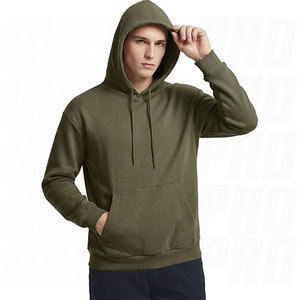 Sweat à capuche polaire personnalisé pour homme et femme, mi-lourd, en coton et polyester, avec poche kangourou, tissu premium, coupe ajustée - Product Image 4