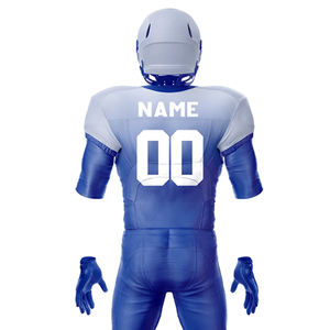 ชุดยูนิฟอร์มอเมริกันฟุตบอลสีพื้นสำหรับใช้งานกลางแจ้งรุ่นใหม่ปี 2026 ชุดเสื้อและกางเกงขาสั้นสำหรับทีม - Product Image 6