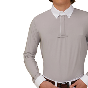 Camisa de Montar a Caballo de Verano Transpirable de Alta Calidad, Camisa de Manga Larga Hecha a Medida con Logotipo Personalizado - Product Image 3