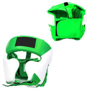 Casque de boxe personnalisé OEM en cuir PU, protège-tête pour entraînement MMA, casque de sparring durable avec support de tête réglable - Product Image 3