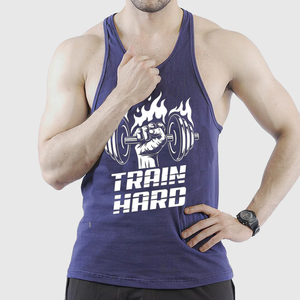 Débardeurs de fitness personnalisés en coton/bambou pour hommes et garçons – Maillots de musculation de haute qualité, séchage rapide, respirants, style urbain, grandes tailles - Product Image 3