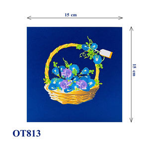 การ์ดป๊อปอัพลายผีเสื้อ 3 มิติ ดีไซน์สั่งทำพิเศษ ขายดีที่สุด พิมพ์ออฟเซ็ตทำมือ ของตกแต่งบ้านสำหรับวันวาเลนไทน์และวันขอบคุณพระเจ้า - Product Image 6