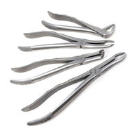 Ensemble de forceps d'extraction dentaire manuels de qualité supérieure en acier inoxydable, pinces de retrait de dents à poignée ergonomique, certifiés CE ISO13485 pour